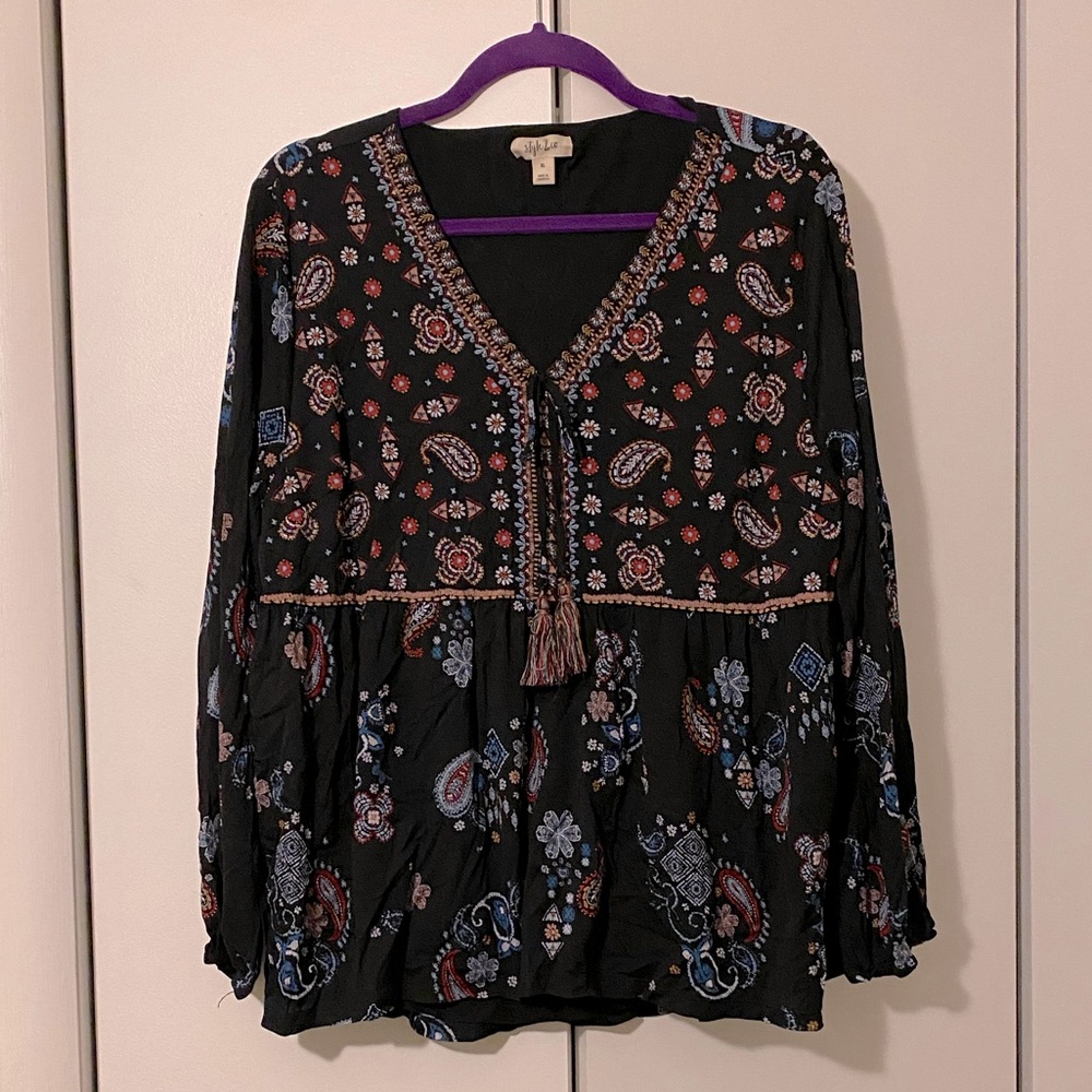 Paisley top